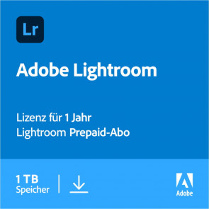 Lightroom, Mietlizenz (12 Monate), multilingual, macOS/Windows, Adobe